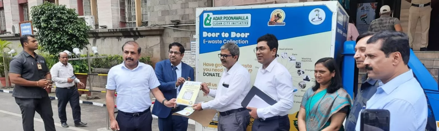 On the occasion of Ganesh Utsav Door to Door E waste collection Initiative launched