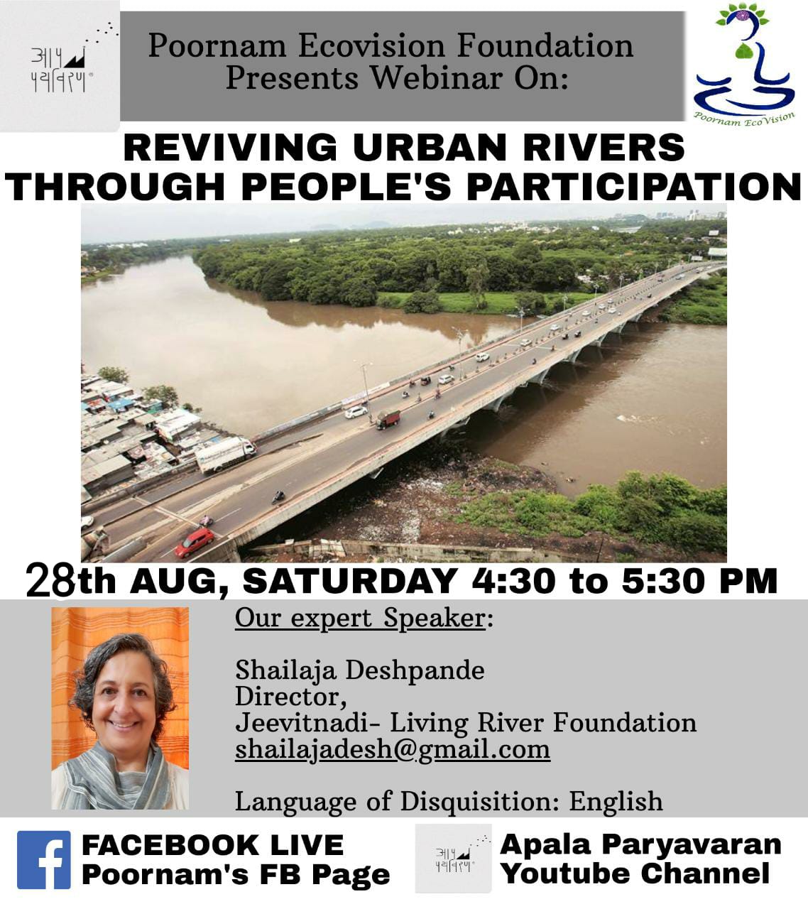 Webinar on Reviving Urban Rivers Through People's Participation