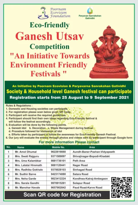 Competition organised by Poornam Ecovision Foundation & Paryavaran Sanrakshan Gatividhi 