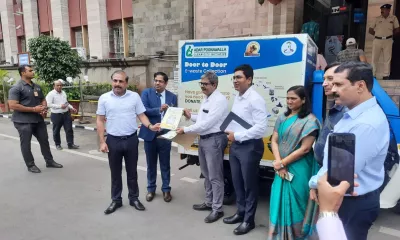 On the occasion of Ganesh Utsav Door to Door E waste collection Initiative launched