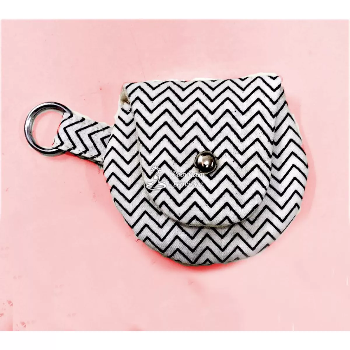 Buy Oyachic Coin Pouch Card Canvas Purse Clasp Closure Classic Rose Pattern  Keys Wallet Gift Round (Black) at Amazon.in