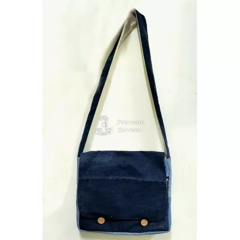 Side Bag | Jhola Bag | Yellow color | 36 X 8 X 36 cm - Ramakrishna Mission